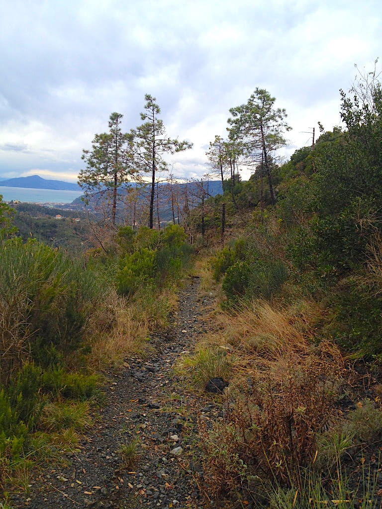 Percorso trekking Casarza - Moneglia